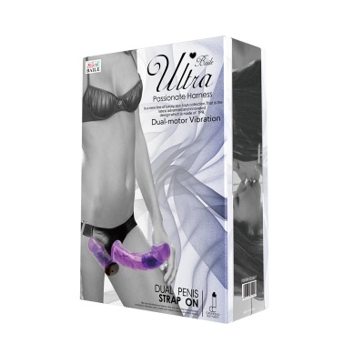 VIBRATING DOUBLE STRAP-ON