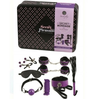 BDSM SET 8PCS PURBLE /BLACK.
