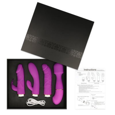 4 IN 1 VIBRATING VIBE MOTOR + STIMULATING SLEEVES