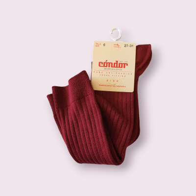 Meias Condor Bordeaux