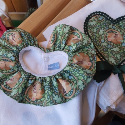 T-shirt ou body Sleeping Mouse Verde