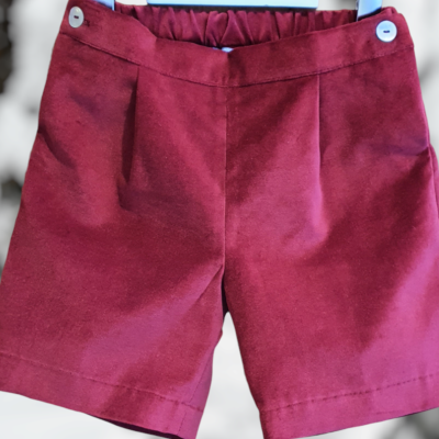 Calção de festa veludo Xmas Night