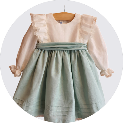 Vestido Jasmim em Pitaia, Cru ou Menta