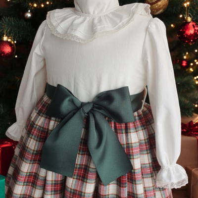 Vestido Duo Azevinho em verde