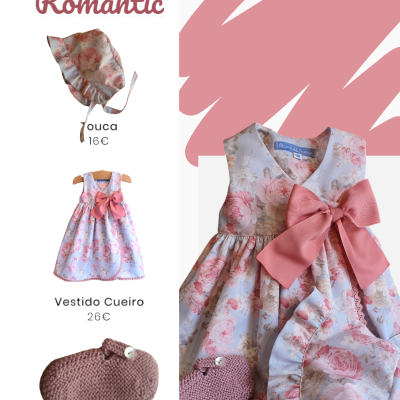 Conjunto Romantic para recém nascido