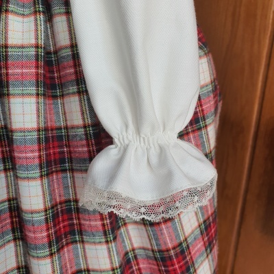 Vestido Duo Azevinho em verde