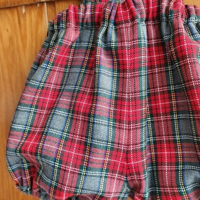 calção Xmas Soft Grey com peitilho