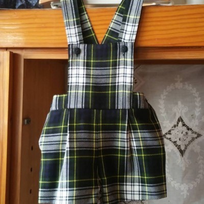 Calção com peitilho Xmas Green