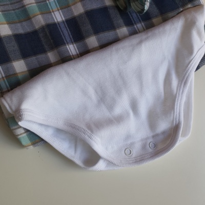 Camisa body Xadrez Ocean