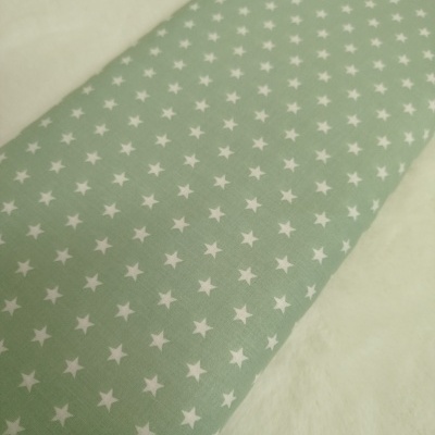 Tecido poppy estrelas