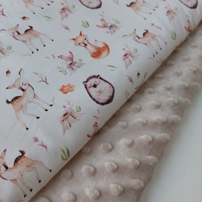 Colcha bosque | manta para mini berço | next to me | alcofa | mantinha