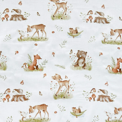 Tecido floresta polo