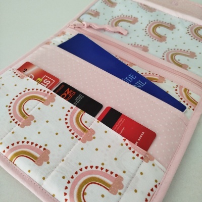 Porta documentos | bolsa boletins | Porta boletins | arco íris