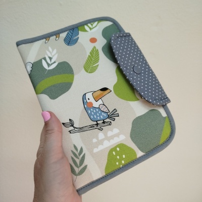 Porta documentos | bolsa boletins | Porta boletins | happy savana