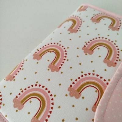 Porta documentos | bolsa boletins | Porta boletins | arco íris