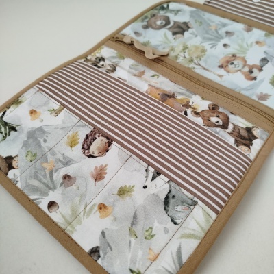 Porta documentos | bolsa boletins | Porta boletins | Floresta de outono