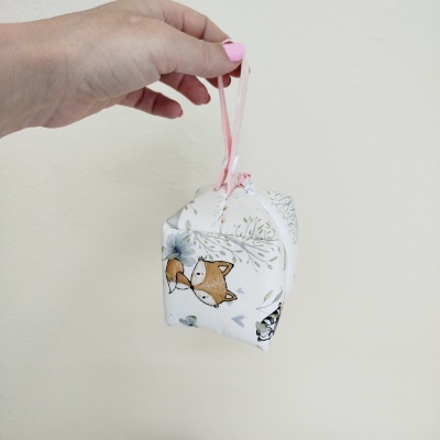 Cubo para chuchas | bolsa para chupetas | porta chuchas | Floresta encantada