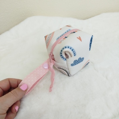 Cubo para chuchas | bolsa para chupetas | porta chuchas | arco iris