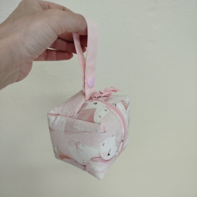 Cubo para chuchas | bolsa para chupetas | porta chuchas | pink unicorn