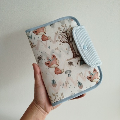 Porta documentos | bolsa boletins | Porta boletins | raposinhas