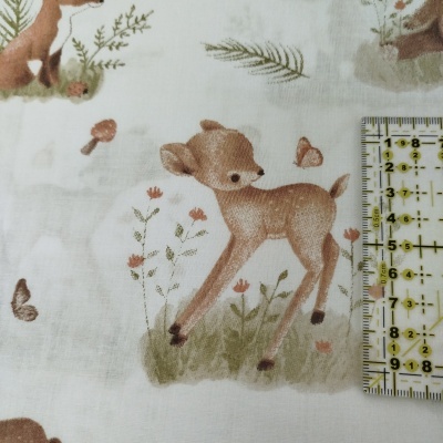 Tecido floresta polo