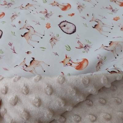 Colcha bosque | manta para mini berço | next to me | alcofa | mantinha