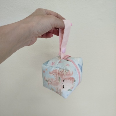 Cubo para chuchas | bolsa para chupetas | porta chuchas |Fundo do mar premium