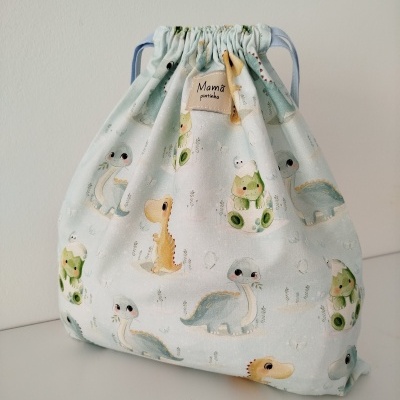 Saco de roupa Dinos fofinhos