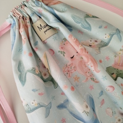 Saco de roupa Fundo do Mar