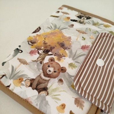 Porta documentos | bolsa boletins | Porta boletins | Floresta de outono