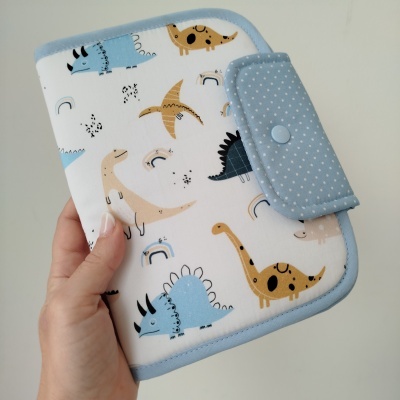 Porta documentos | bolsa boletins | Porta boletins | dinossauros