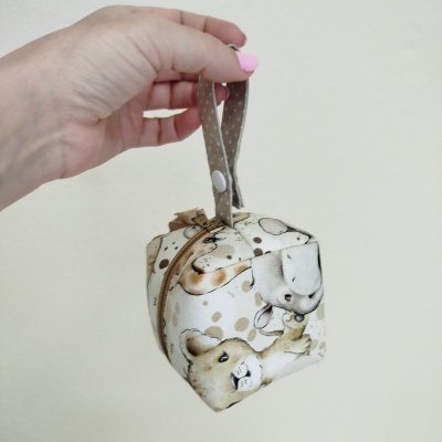 Cubo para chuchas | bolsa para chupetas | porta chuchas | Baby safari