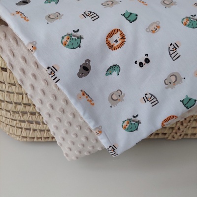 Colcha mini bichinhos | manta | mini berço | alcofa | baby hug | next to me