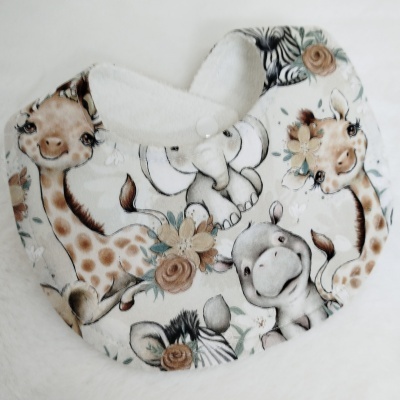 babete baby safari flowers | impermeável