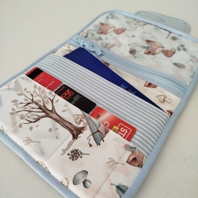 Porta documentos | bolsa boletins | Porta boletins | raposinhas