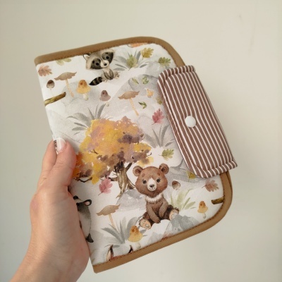 Porta documentos | bolsa boletins | Porta boletins | Floresta de outono