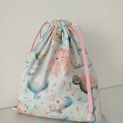 Saco de roupa Fundo do Mar