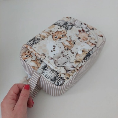 babybu | bolsa higiene bebé | bolsa para fraldas | personalizado| Baby Safari