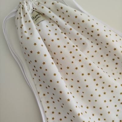 Saco de roupa mini estrelas
