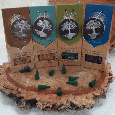 Incensos Indianos em cone Árvore da Vida