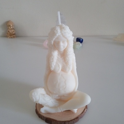 Vela de soja Deusa Gaia