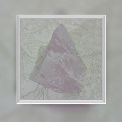 Pedra Natural de Quartzo rosa grande