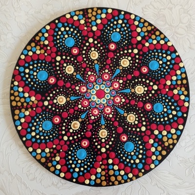 Mandala Da Alegria em MDF