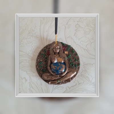 Queimador de incenso Deusa de Gaia