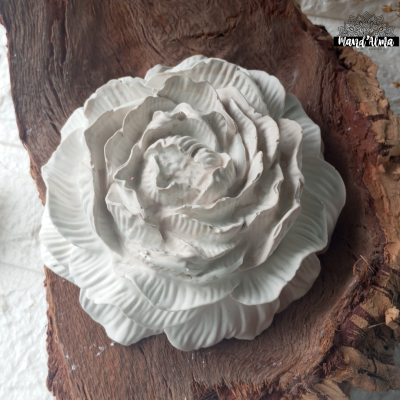 Peónia grande gesso perfumado para pendurar na parede