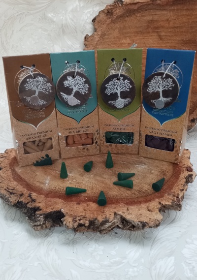 Incensos Indianos em cone Árvore da Vida