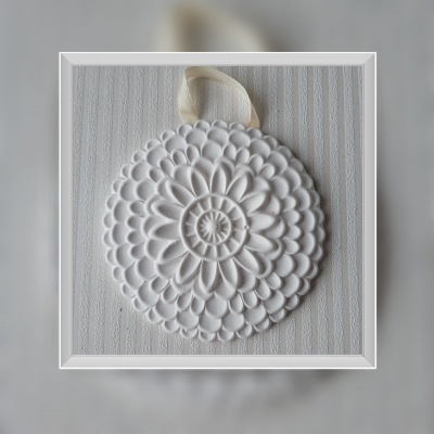 Mandala da tranquilidade em cerâmica perfumada