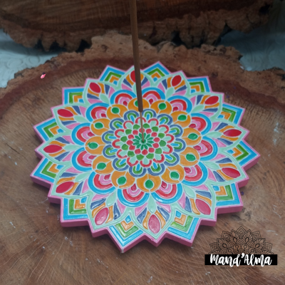 Queimador de incenso Mandala do Solstício de Verão