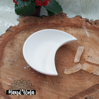 Taça Lua gesso perfumado