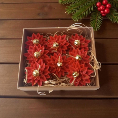 Estrelas Protetoras Conjunto de estrelas flutuantes com sino no pavio